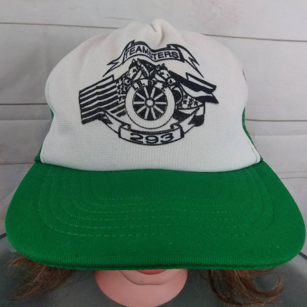 VTG Teamsters Trucker Mesh Snap Back Hat USA